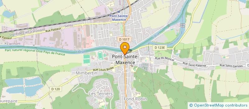 localisation de l'entreprise OPTIQUE CACHERA à PONT-SAINTE-MAXENCE