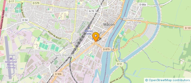 localisation de l'entreprise OPTIQUE CAMELIN MASSY à MACON