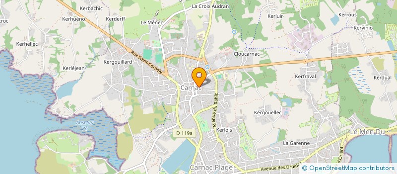 localisation de l'entreprise OPTIQUE CARNAC à CARNAC