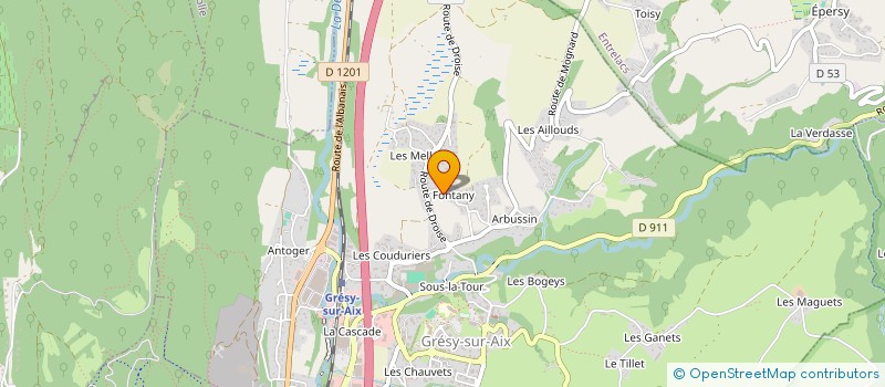 localisation de l'entreprise OPTIQUE CHAMNORD à GRESY-SUR-AIX