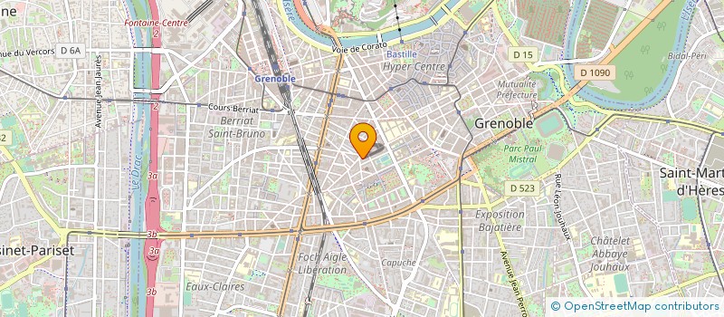 localisation de l'entreprise OPTIQUE CHAMPIONNET  GRENOBLE