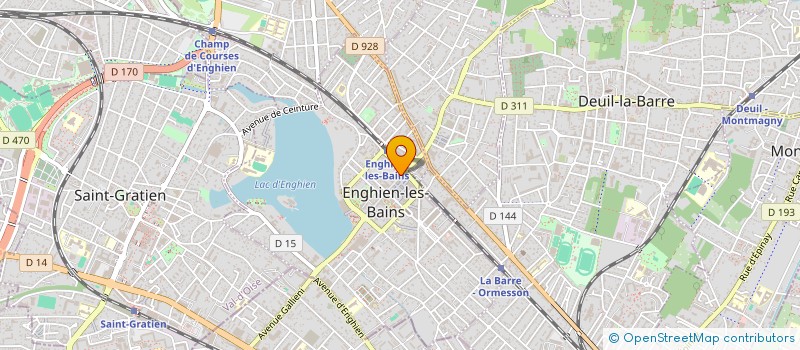 localisation de l'entreprise OPTIQUE CHARLOIS à ENGHIEN-LES-BAINS