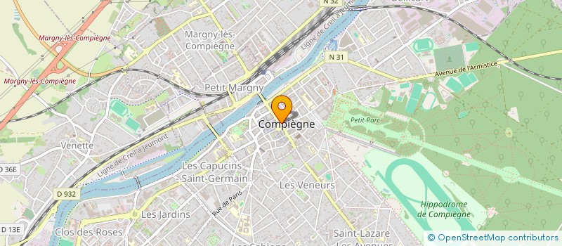 localisation de l'entreprise OPTIQUE CHOQUEUSE à COMPIEGNE