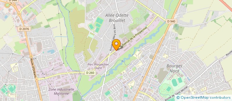 localisation de l'entreprise OPTIQUE CHRISTIN  BOURGES