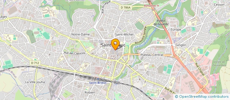 localisation de l'entreprise OPTIQUE CHRISTOPHE CARDIN à SAINT-BRIEUC