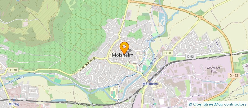 localisation de l'entreprise OPTIQUE CLIVOT à MOLSHEIM