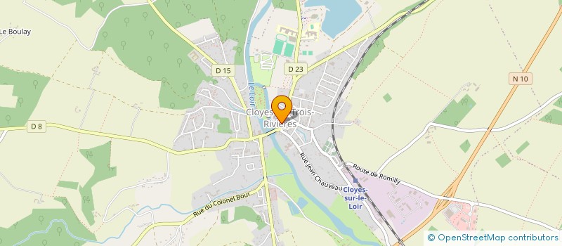 localisation de l'entreprise OPTIQUE CLOYES à CLOYES-LES-TROIS-RIVIERES