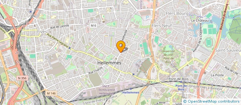 localisation de l'entreprise OPTIQUE COMBROUZE à LILLE