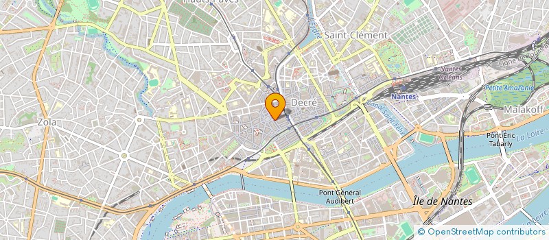 localisation de l'entreprise OPTIQUE CONTACT à NANTES