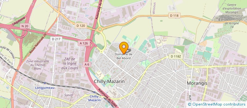 localisation de l'entreprise OPTIQUE COUTANT à CHILLY-MAZARIN