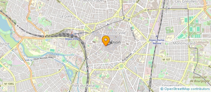 localisation de l'entreprise OPTIQUE CURTIL à DIJON