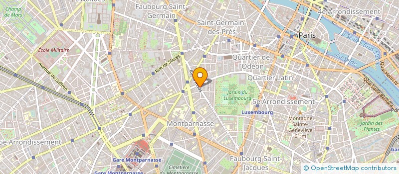 localisation de l'entreprise OPTIQUE D'ASSAS à PARIS