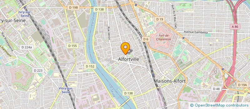 localisation de l'entreprise OPTIQUE DARMON à ALFORTVILLE