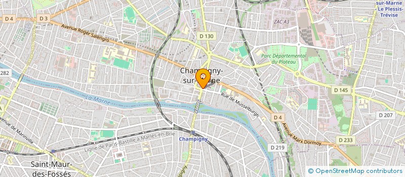 localisation de l'entreprise OPTIQUE DE CHAMPIGNY à CHAMPIGNY-SUR-MARNE