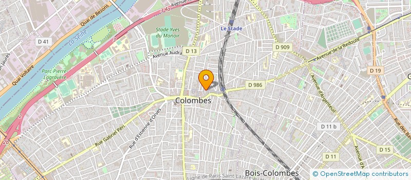 localisation de l'entreprise OPTIQUE DE COLOMBES à COLOMBES