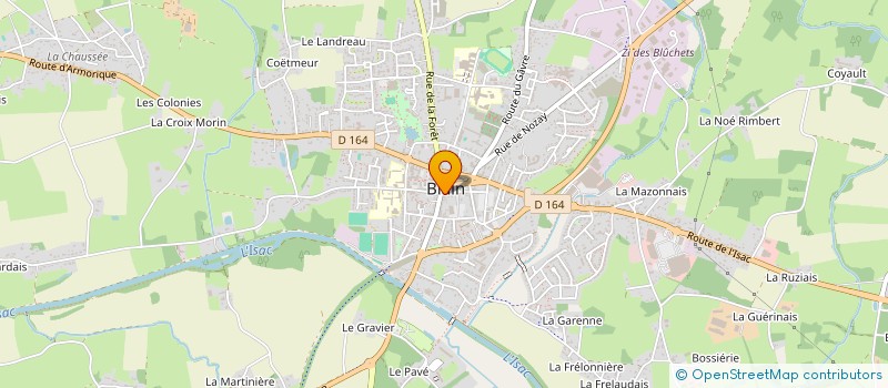 localisation de l'entreprise OPTIQUE DE GOUE  BLAIN
