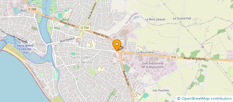 localisation de l'entreprise OPTIQUE DE L'ECUME à SAINT-GILLES-CROIX-DE-VIE