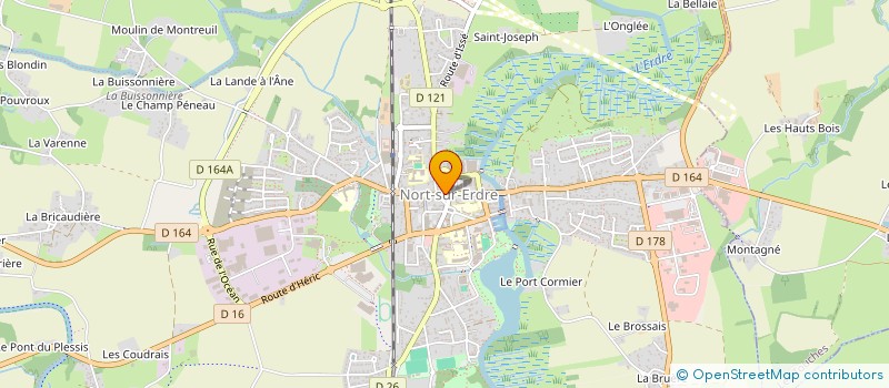 localisation de l'entreprise OPTIQUE DE L ERDRE à NORT-SUR-ERDRE