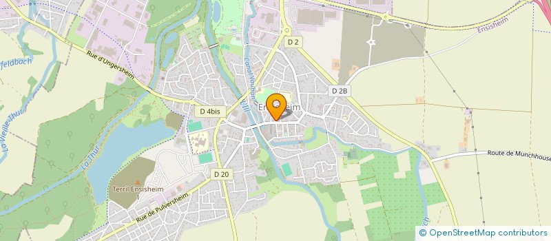 localisation de l'entreprise OPTIQUE DE L'ILL  ENSISHEIM