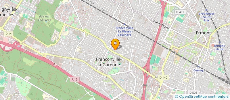 localisation de l'entreprise OPTIQUE DE LA GARE SANNOIS à FRANCONVILLE