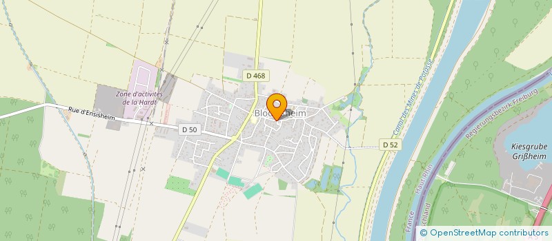 localisation de l'entreprise OPTIQUE DE LA HARDT à BLODELSHEIM