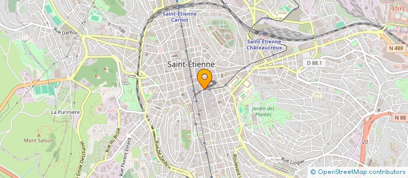 localisation de l'entreprise OPTIQUE DE LA LIBERATION  SAINT-ETIENNE