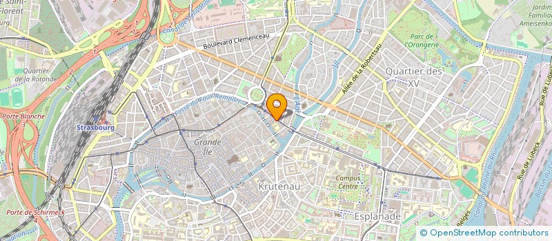 localisation de l'entreprise OPTIQUE DE LA MARSEILLAISE à STRASBOURG