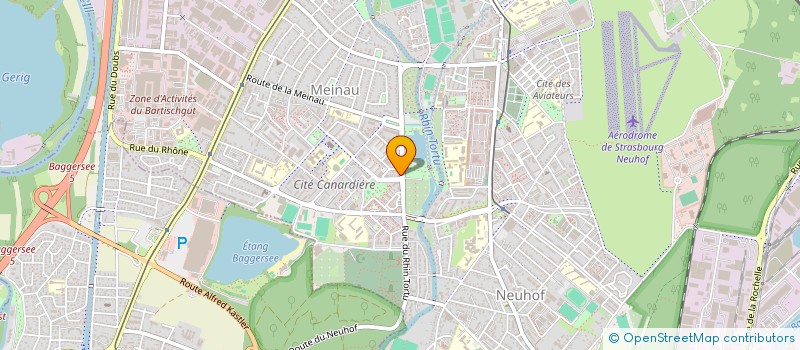 localisation de l'entreprise OPTIQUE DE LA MEINAU à STRASBOURG