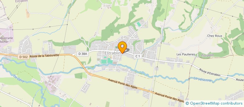 localisation de l'entreprise OPTIQUE DE LA PAIX  ESTRABLIN