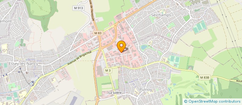 localisation de l'entreprise OPTIQUE DE LA PORTE VERTE à PULNOY
