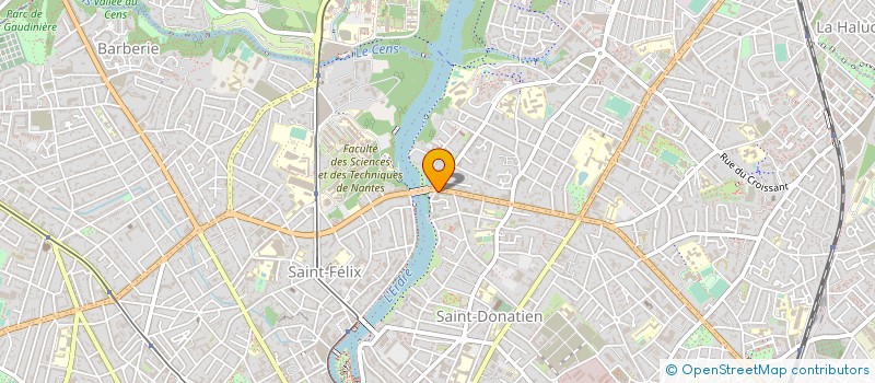 localisation de l'entreprise OPTIQUE DE LA TORTIERE  NANTES