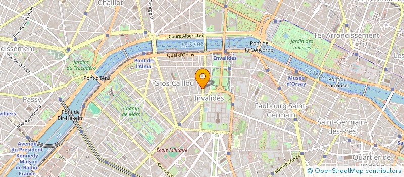 localisation de l'entreprise OPTIQUE DE LA TOUR  PARIS