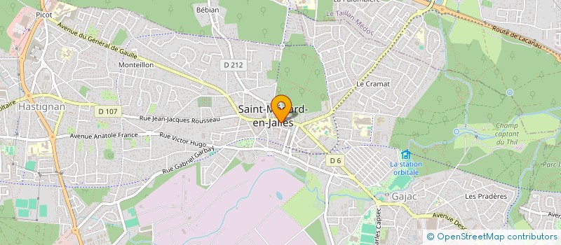 localisation de l'entreprise OPTIQUE DEBRAY - AUTEFAGE à SAINT-MEDARD-EN-JALLES