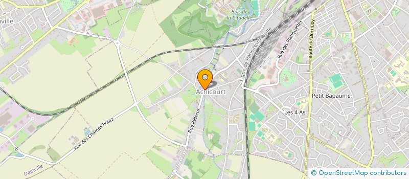 localisation de l'entreprise OPTIQUE DEFRANCE  ACHICOURT