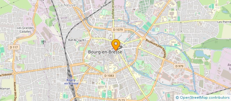 localisation de l'entreprise OPTIQUE DEGABRIEL à BOURG-EN-BRESSE