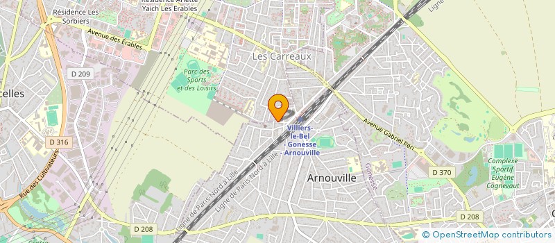 localisation de l'entreprise OPTIQUE DELANDRE à ARNOUVILLE