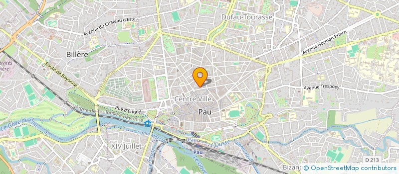 localisation de l'entreprise OPTIQUE DES 7 CANTONS à PAU