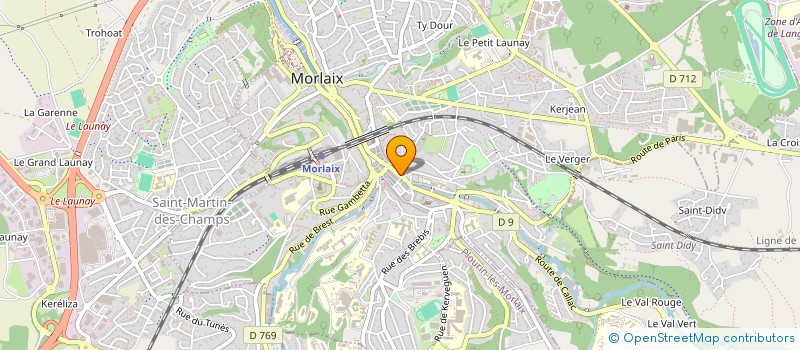 localisation de l'entreprise OPTIQUE DES JACOBINS à MORLAIX