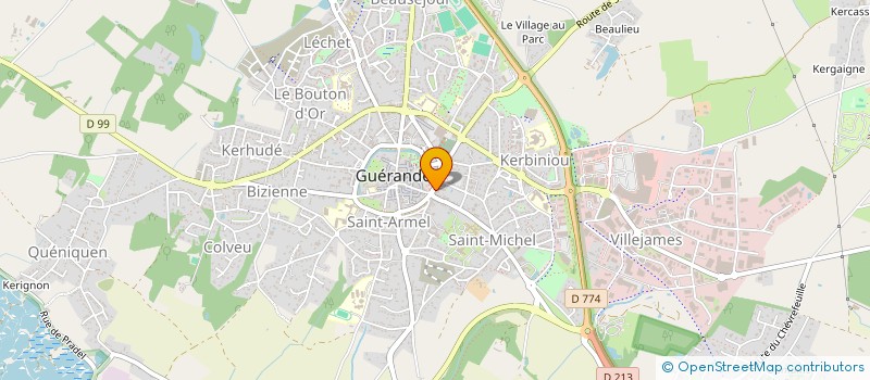 localisation de l'entreprise OPTIQUE DES REMPARTS à GUERANDE