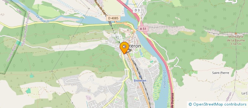 localisation de l'entreprise OPTIQUE DES VALLEES à SISTERON