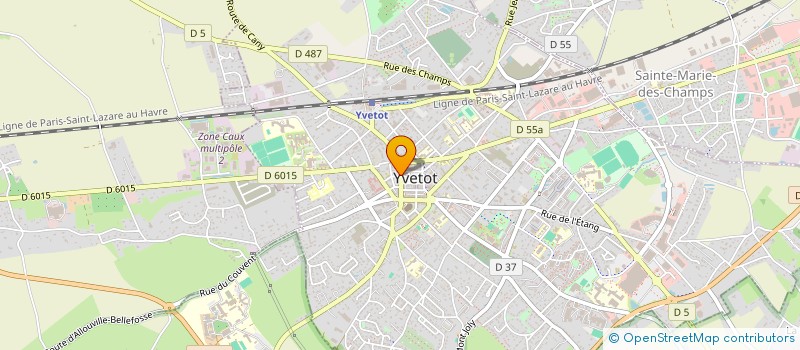 localisation de l'entreprise OPTIQUE DES VICTOIRES à YVETOT