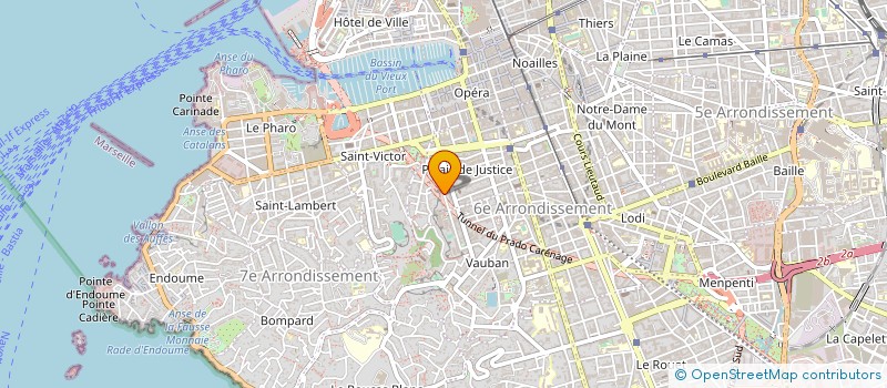 localisation de l'entreprise OPTIQUE DESIGN SARL à MARSEILLE
