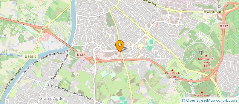 localisation de l'entreprise OPTIQUE DESMIDT  AGDE