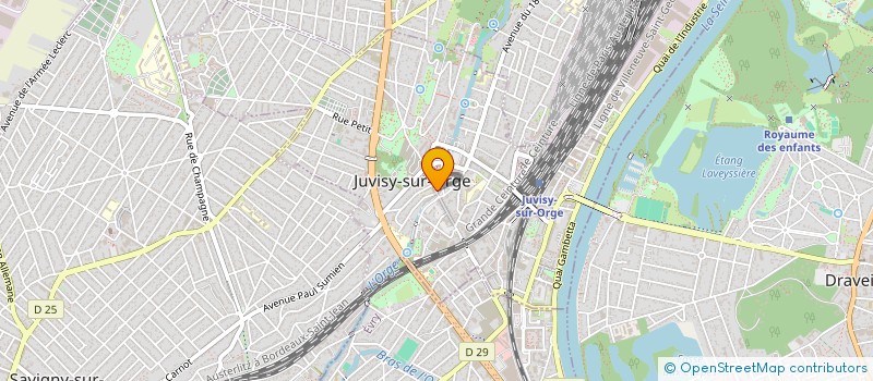 localisation de l'entreprise OPTIQUE DETURMENYES à JUVISY-SUR-ORGE