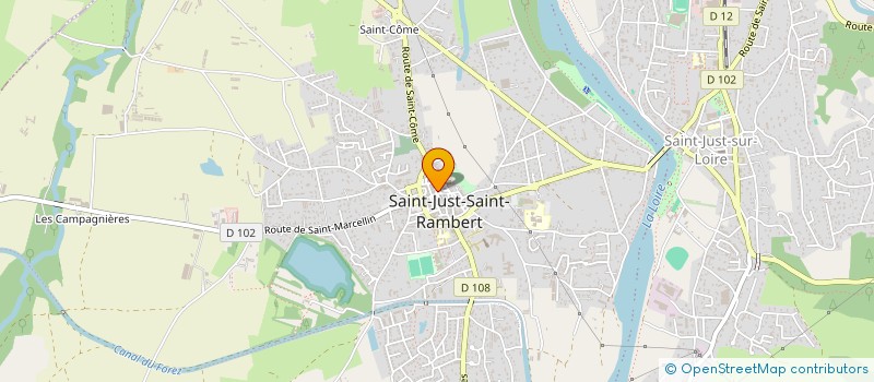 localisation de l'entreprise OPTIQUE DEVIGNE à SAINT-JUST-SAINT-RAMBERT