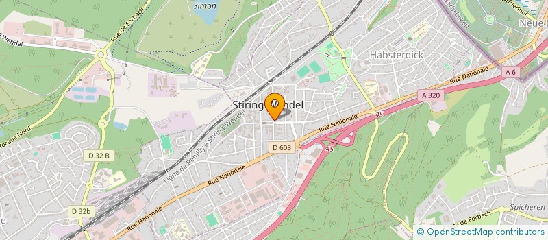 localisation de l'entreprise OPTIQUE DILLENSEGER à STIRING-WENDEL