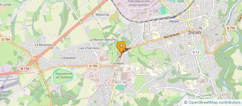 localisation de l'entreprise OPTIQUE DOM à DINAN