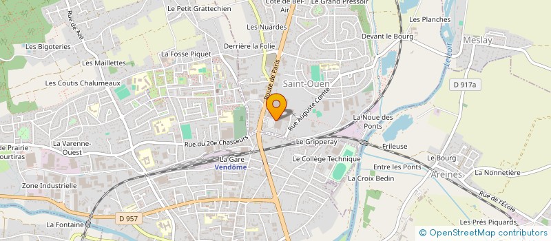 localisation de l'entreprise OPTIQUE DU CENTRE  SAINT-OUEN