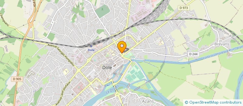 localisation de l'entreprise OPTIQUE DU CHANDIOUX à DOLE