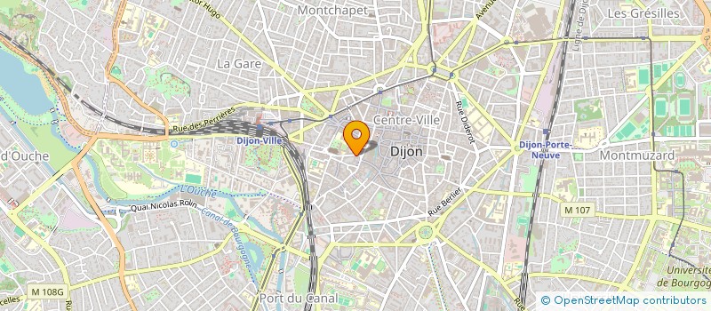 localisation de l'entreprise OPTIQUE DU CHAPEAU ROUGE à DIJON